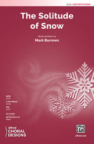 The Solitude of Snow SATB choral sheet music cover Thumbnail